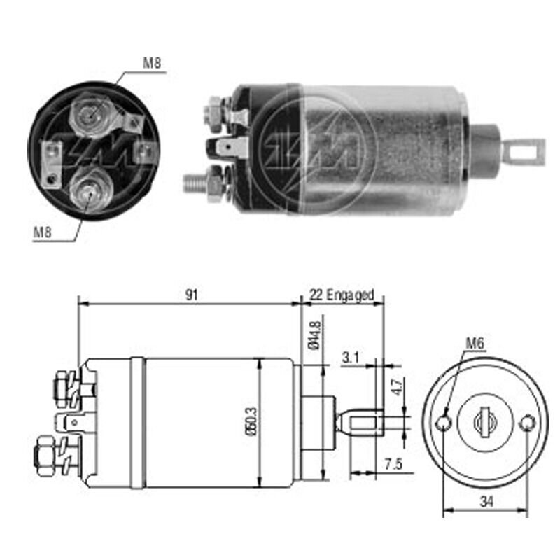 MARS OTOMATIGI 12V SKODA 100 - 110
