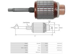 UMK 1259 - MARŞ KOLLEKTÖRÜ 12V 8 DİŞ