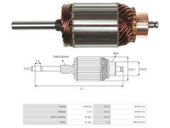 UMK 1261 - MARŞ KOLLEKTÖRÜ 12V 10 DİŞ