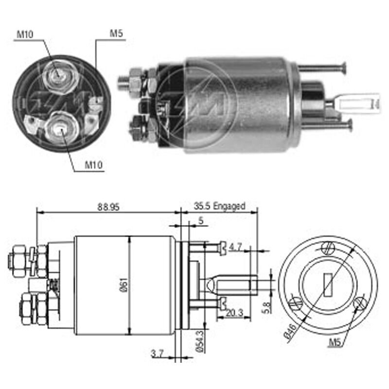 MARS OTOMATIGI 12V MERCEDES-BENZ L-2013 - L-2016 - L-2213 - L-2215 - L-2216 - O-362 / SLC 6200 - 7200 - 7700