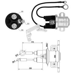 MARS OTOMATIGI 24V 37MT - 41MT DELCO REMY / MERCEDES-BENZ 1632 - 1634 - 1938 - 1944 - 2638 L, LS, LK