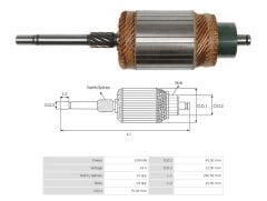 MARS KOLLEKTORU 24V 12 DIS FIAT 50NC / ISUZU KISA FREZE