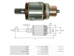 UMK 1270 - MARŞ KOLLEKTÖRÜ 12V 9 DİŞ