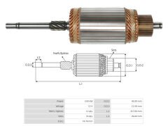 UMK 1102 - MARŞ KOLLEKTÖRÜ 12V 12 DİŞ