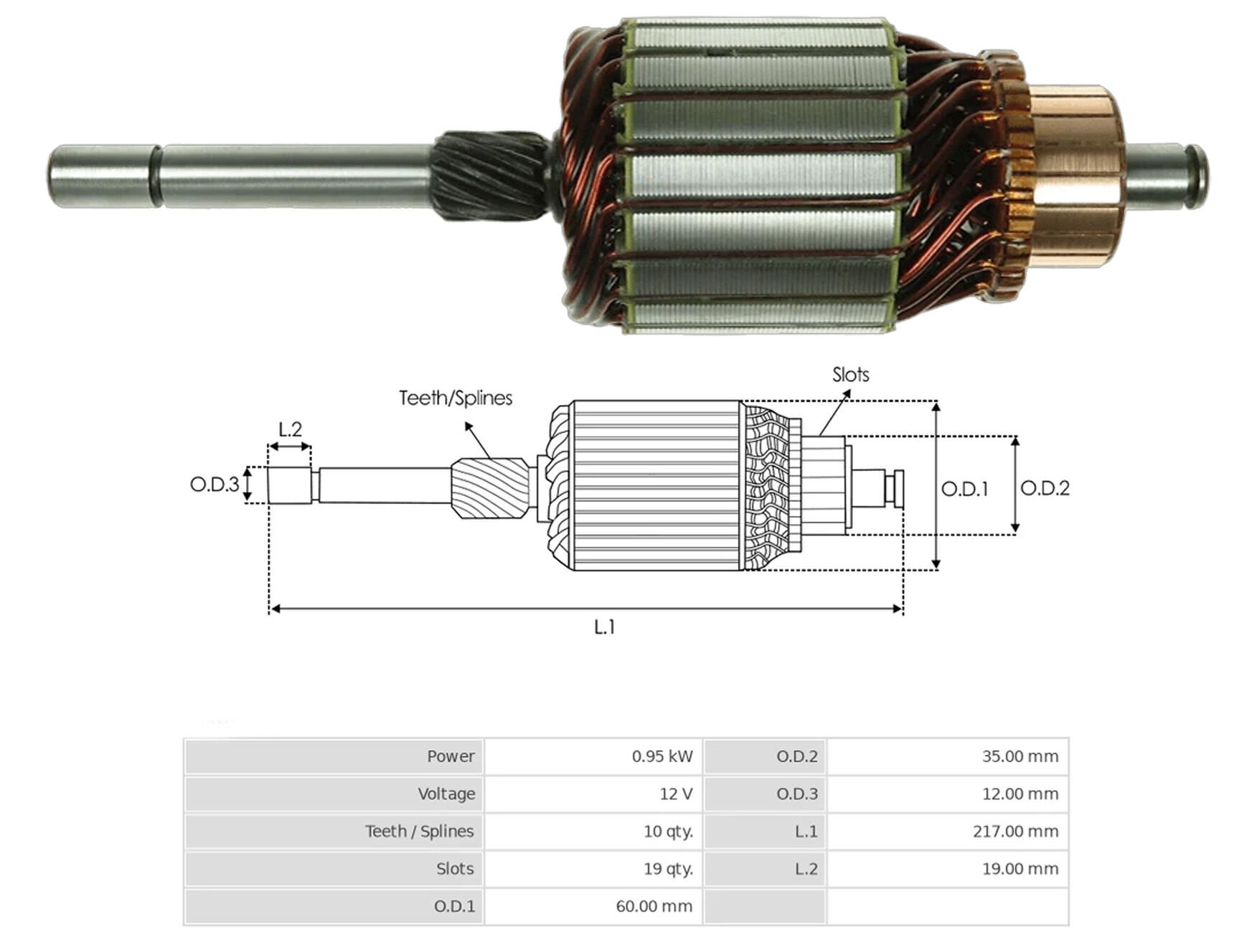 UMK 1120 - MARŞ KOLLEKTÖRÜ 12V 10 DİŞ