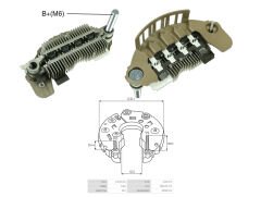 ALTERNATOR DIOT TABLASI 24V DEUTZ MOTORLU DORUK OTOBUS (UWA-3733)