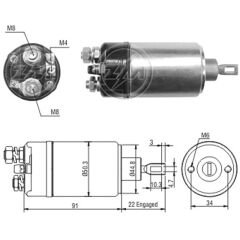 MARS OTOMATIGI 12V BUKH MARINE DV / SAAB 2 H - 2 HG - H - HG SERIES / VOLVO PENTA MARINE