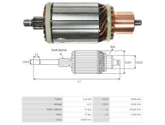 UMK 1126 - MARŞ KOLLEKTÖRÜ 12V 11 DİŞ