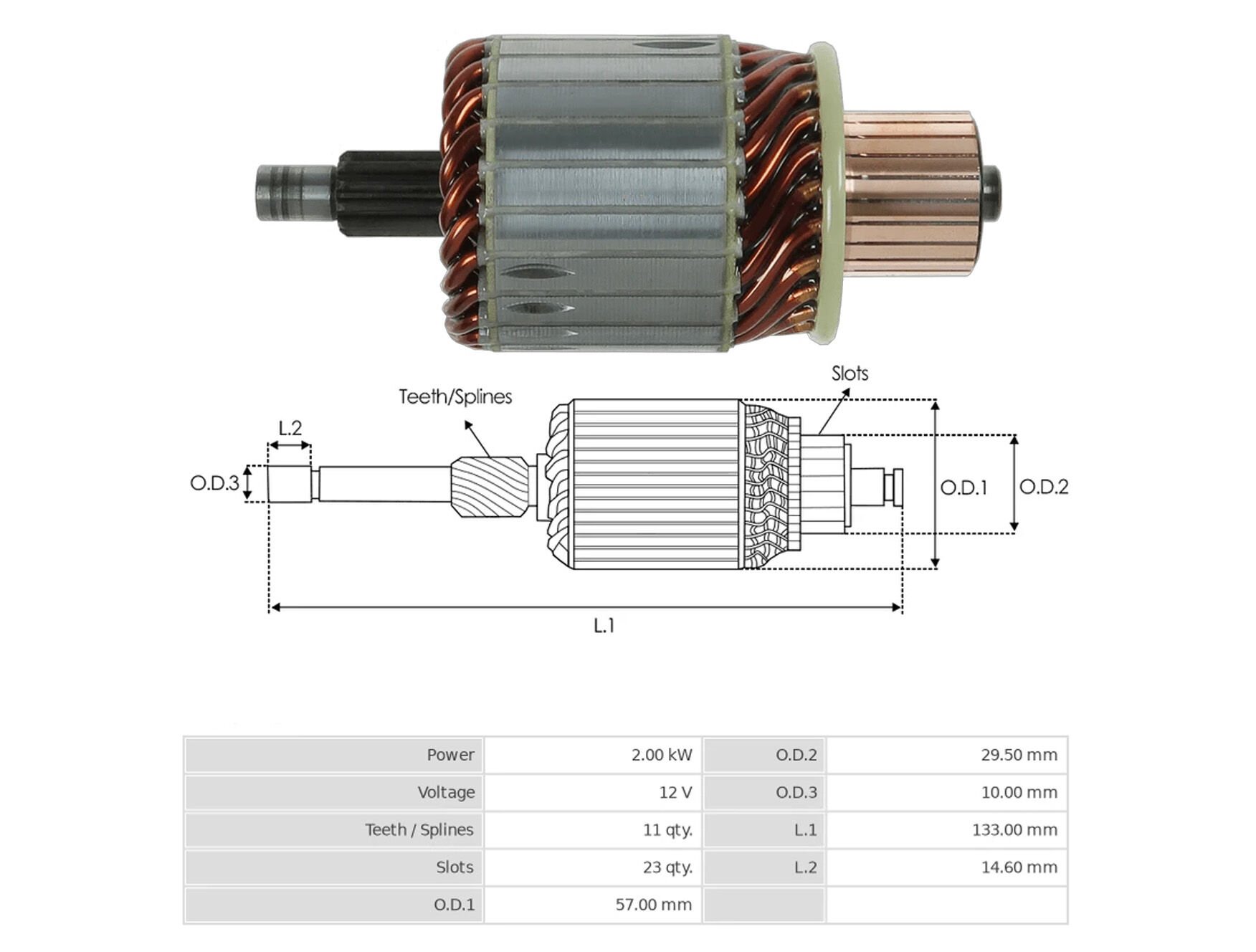 UMK 1301 - MARŞ KOLLEKTÖRÜ 12V 11 DİŞ