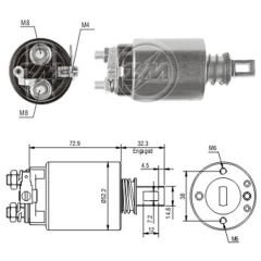 MARS OTOMATIGI 12V AUDI 5000 / FORD SKID STEER LOADER - TRACTOR / NEW HOLLAND TRACTOR / VOLVO 240
