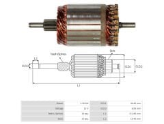 UMK 1135 - MARŞ KOLLEKTÖRÜ 12V 10 DİŞ