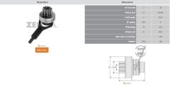 ZEN 0820 - MARŞ DİŞLİSİ 10 DİŞ