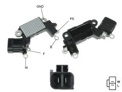 ALTERNATOR KONJEKTOR 12V OPEL COMBO / CORSA 1,5 / VECTRA / ASTRA 1,7
