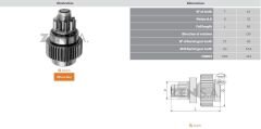 MARS DISLISI 10 DIS TOYOTA FORKLIFT BUYUK KAFA