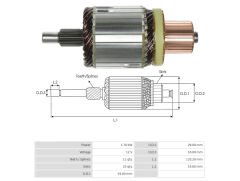 UMK 1142 - MARŞ KOLLEKTÖRÜ 12V 11 DİŞ