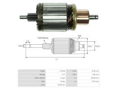 MARS KOLLEKTORU 12V 11 DIS VOLVO DIZEL