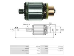 UMK 1153 - MARŞ KOLLEKTÖRÜ 12V 10 DİŞ