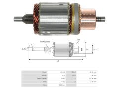 UMK 1163 - MARŞ KOLLEKTÖRÜ 12V 9 DİŞ