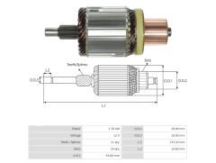 UMK 1168 - MARŞ KOLLEKTÖRÜ 12V 11 DİŞ