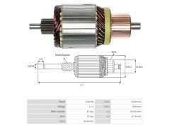 MARS KOLLEKTORU 12V 14 DIS PERKINS / ERKUNT TRAKTOR / JCB / HIDROMEK / MASSEY FERGUSON TRAKTOR