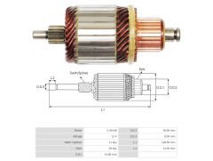 MARS KOLLEKTORU 12V 11 DIS PEUGEOT PARTNER Y.M. / CITROEN / VOLKSWAGEN BEETLE