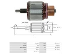 UMK 1179 - MARŞ KOLLEKTÖRÜ 12V 9 DİŞ