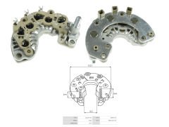 ALTERNATOR DIOT TABLASI 12V HYUNDAI ACCENT ERA - ELENTRA (6 DIOT)