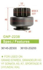 GNP 2238 - MARŞ DİŞLİSİ 11 DİŞ