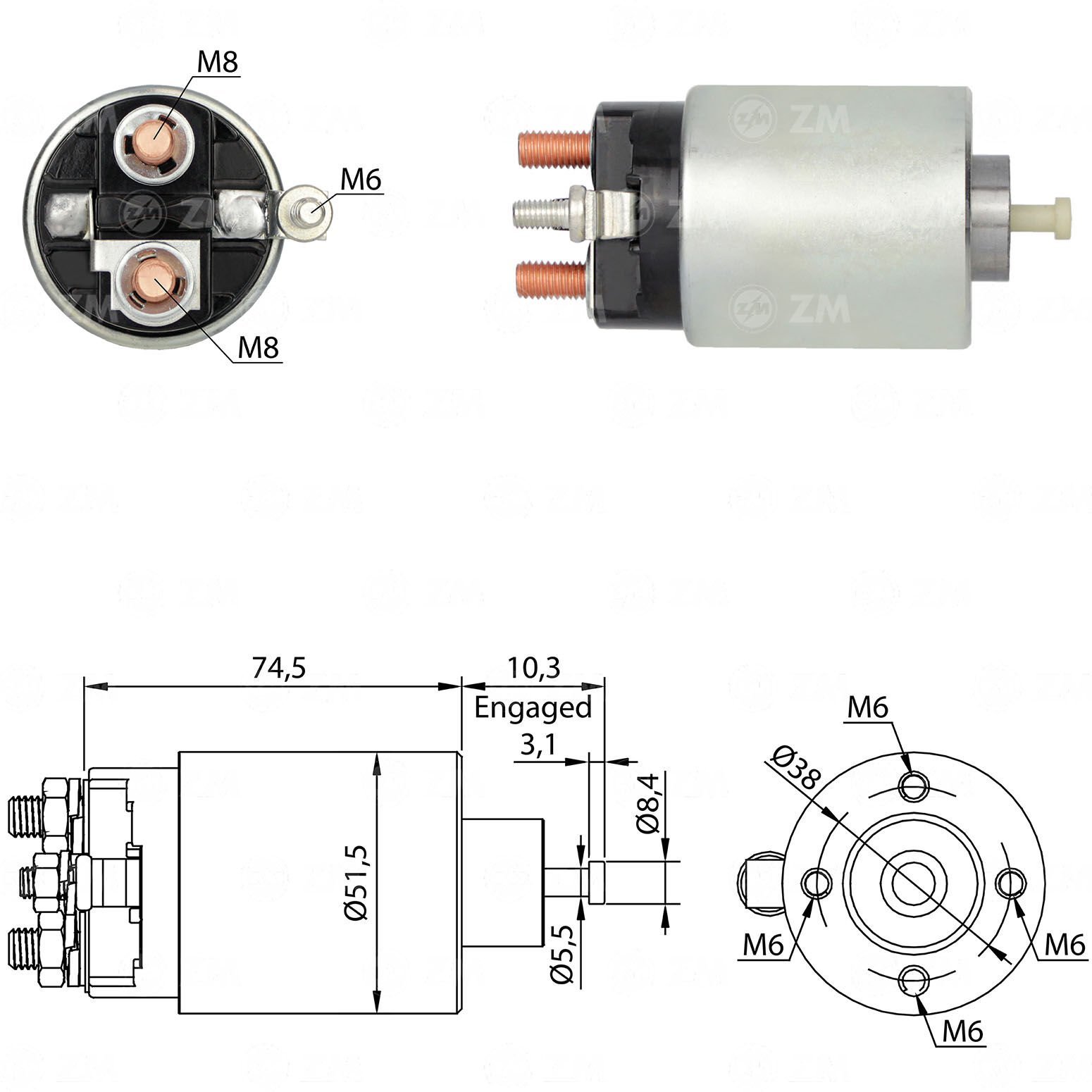 MARS OTOMATIGI 12V FORD FUSION - RANGER / FORD - LINCOLN ZEPHYR / FORD - MERCURY MILAN / GM - CHEVROLET OMEGA - SIL