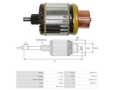 UMK 1217 - MARŞ KOLLEKTÖRÜ 12V 11 DİŞ
