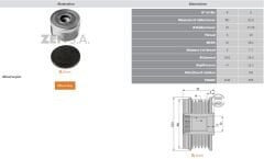 ZEN 5396 - ALTERNATÖR KASNAK