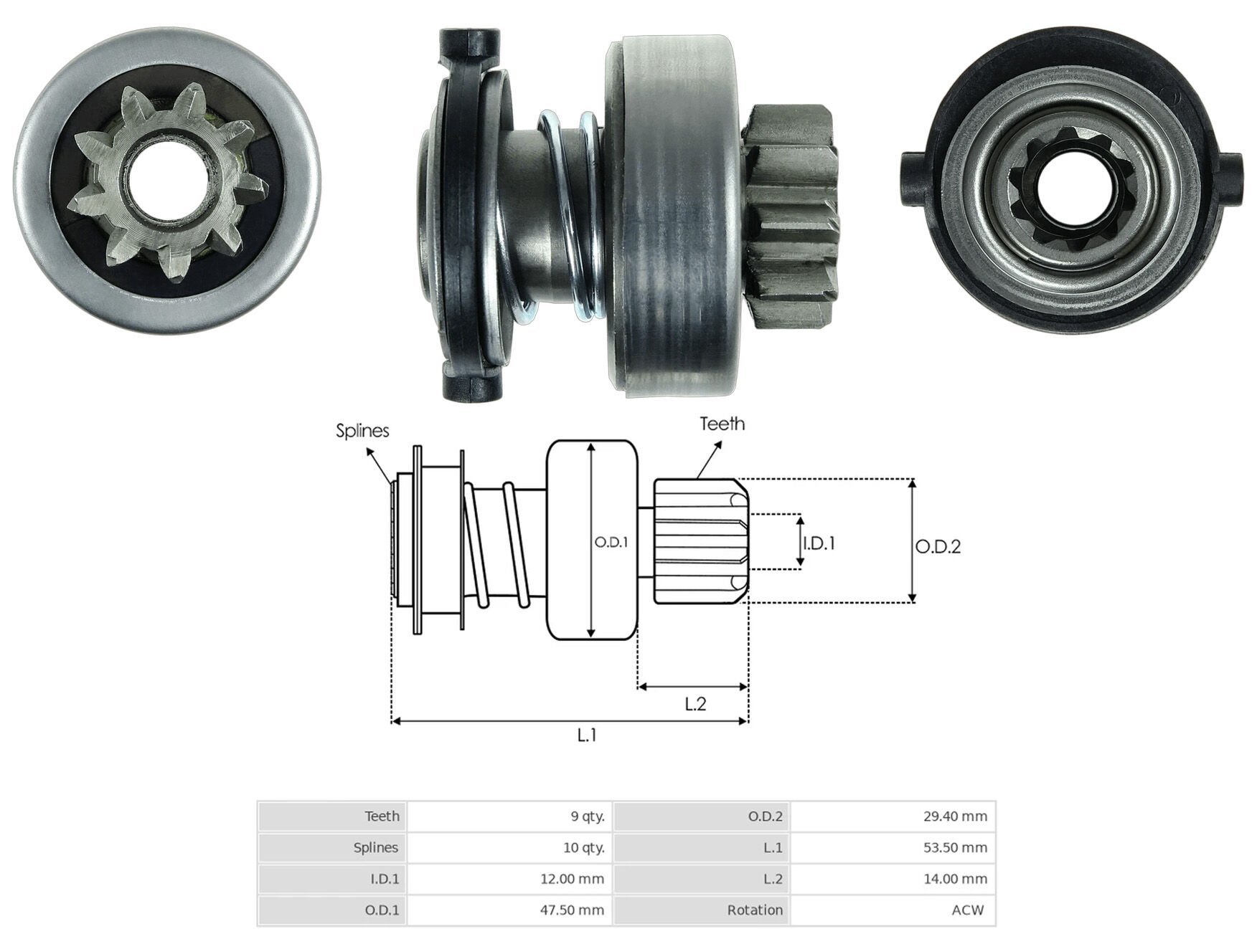 MARS DISLISI 9 DIS LOMBARDINI / PANCAR MOTOR (CCW)