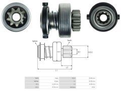 UMD 5780 - MARŞ DİŞLİSİ 9 DİŞ