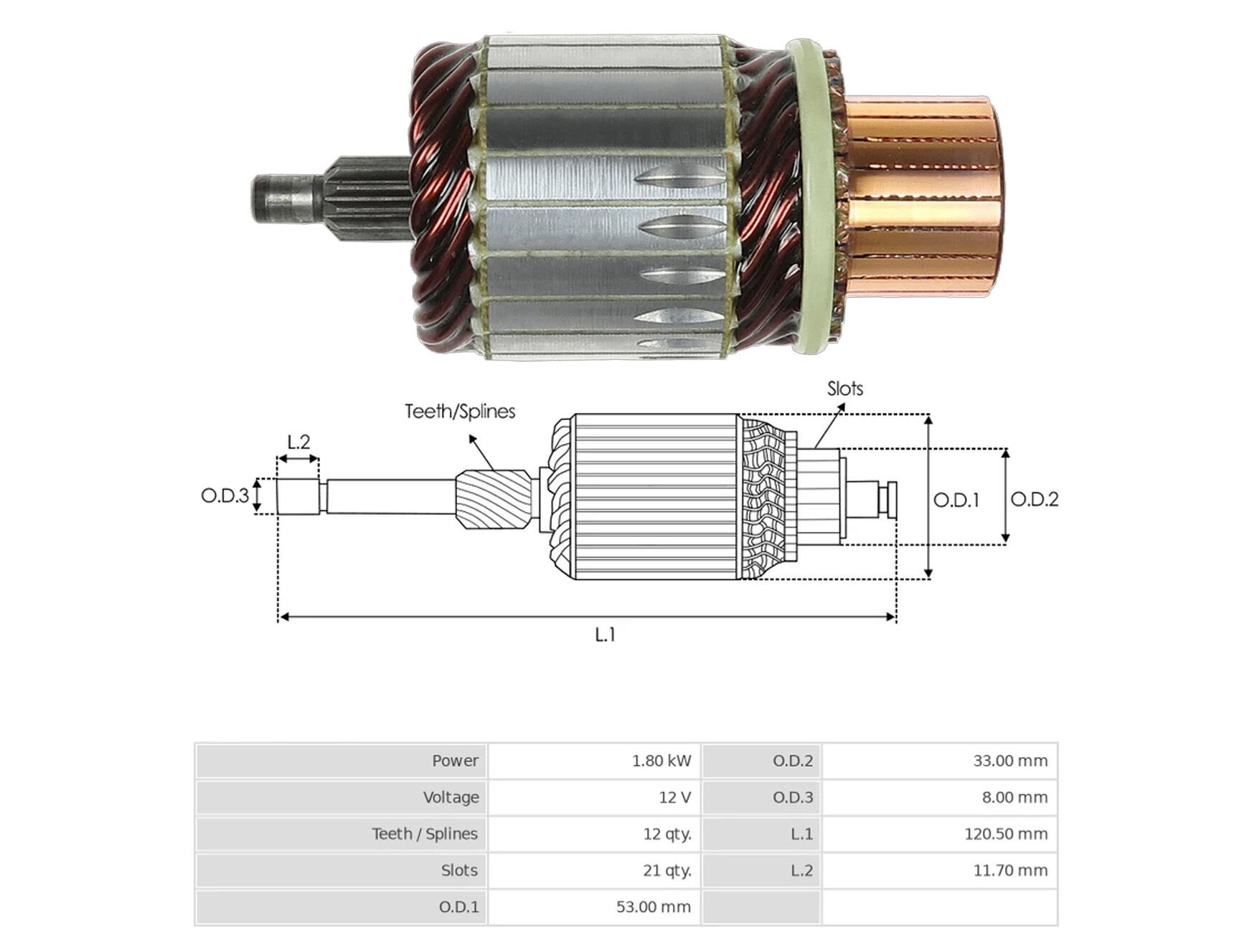 UMK 1226 - MARŞ KOLLEKTÖRÜ 12V 12 DİŞ