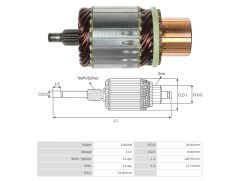 MARS KOLLEKTORU 12V 12 DIS OPEL VECTRA 2.0-2.2 / CHEVROLET / MERCURY MARIN
