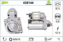 VALEO 438144 - MARŞ MOTORU 12V 0,9 KW 10 DİŞ