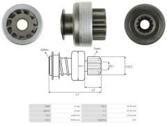 UMD 5783 - MARŞ DİŞLİSİ 11 DİŞ