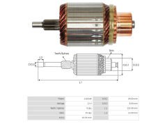 UMK 1231 - MARŞ KOLLEKTÖRÜ 12V 9 DİŞ