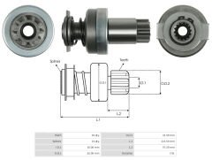 UMD 5787 - MARŞ DİŞLİSİ 10 DİŞ