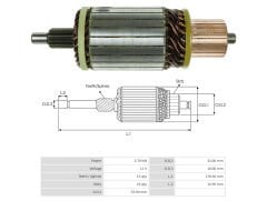UMK 1232 - MARŞ KOLLEKTÖRÜ 12V 13 DİŞ