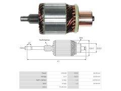 MARS KOLLEKTORU 12V 13 DIS ALFA ROMEO 159 1.9 JTDM / FIAT DOBLO 1.9 JTD / OPEL ASTRA - ZAFIRA 2.0 CDTI / MITSUBISHI