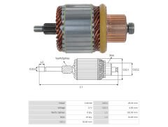 UMK 1238 - MARŞ KOLLEKTÖRÜ 12V 8 DİŞ