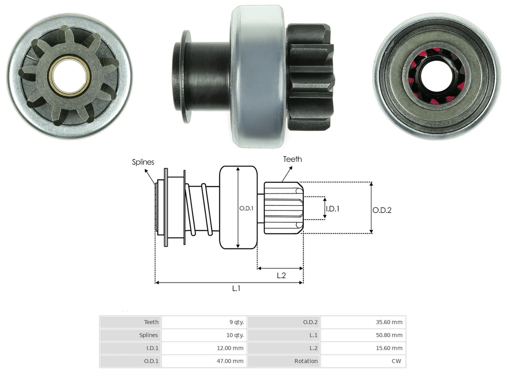 UMD 5799 - MARŞ DİŞLİSİ 9 DİŞ