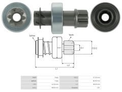 UMD 5800 - MARŞ DİŞLİSİ 8 DİŞ
