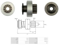 UMD 5807 - MARŞ DİŞLİSİ 11 DİŞ