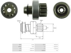 UMD 5808 - MARŞ DİŞLİSİ 12 DİŞ