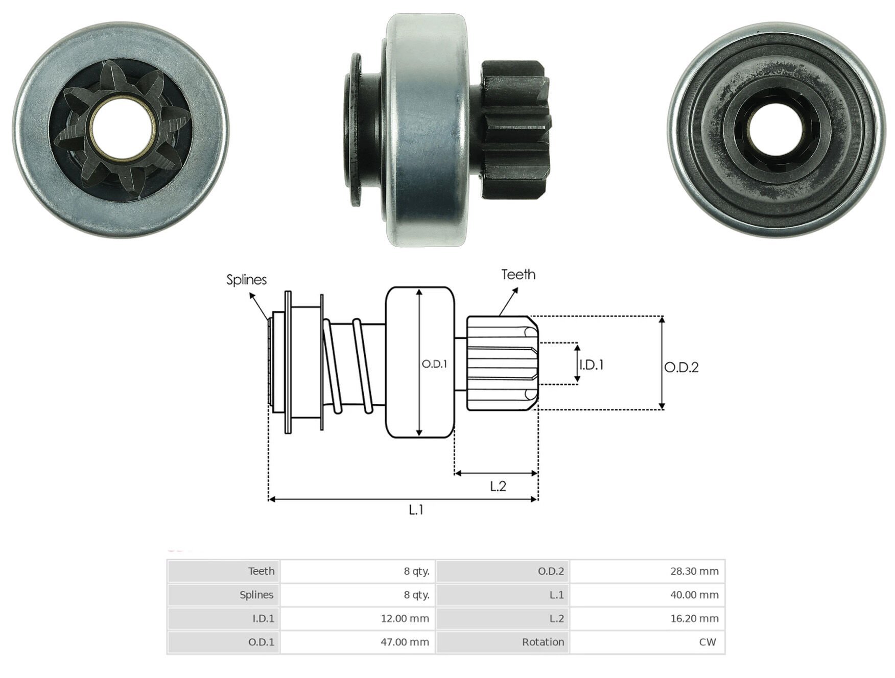 MARS DISLISI 8 DIS HYUNDAI ACCENT - GETZ - ELENTRA / KIA RIO - CERATO 1.4-1.6