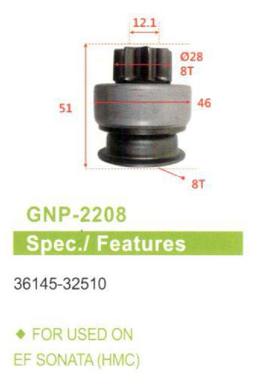 GNP 2208 - MARŞ DİŞLİSİ