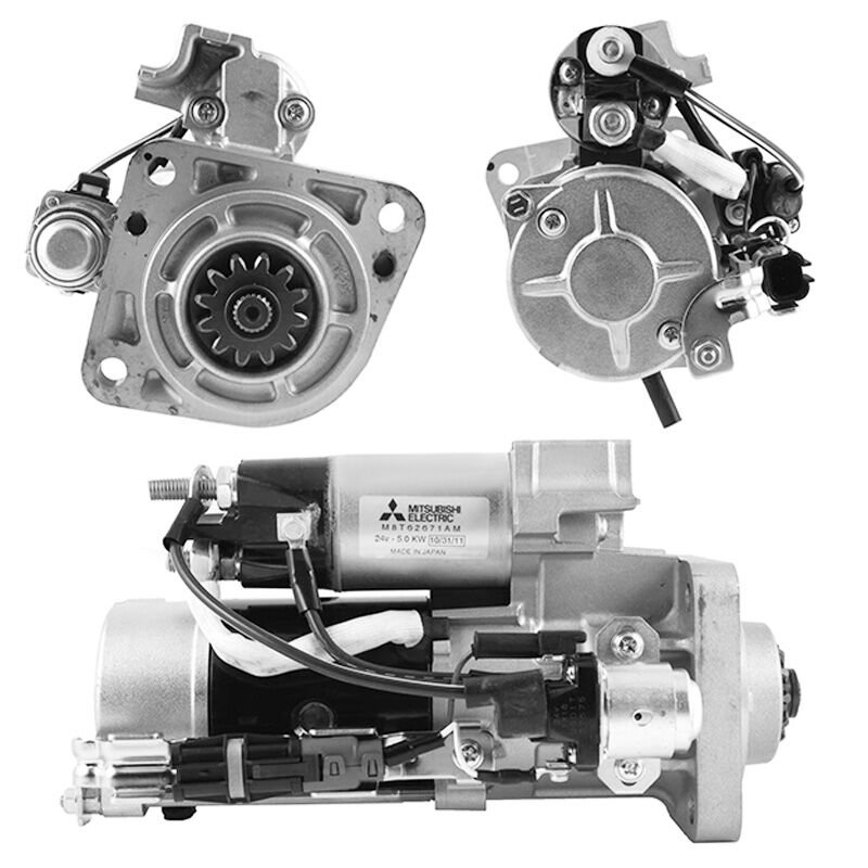 M8T62671 - MARŞ MOTORU 24V 5,0 KW 12 DİŞ