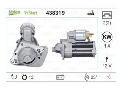 VALEO RSM14-11 - MARŞ MOTORU 12V 13 DİŞ 1.4 KW